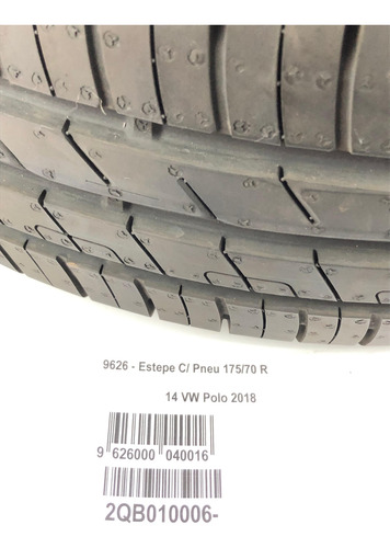 Estepe C/ Pneu 175/70 R14 Volkswagen Polo Mpi 2018 2qb010006 (Usado)