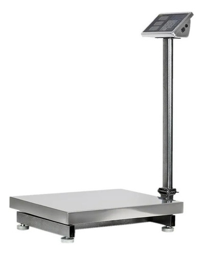 Báscula industrial digital Noval NEP TN 150kg con mástil 100V/240V gris 50 cm x 40 cm