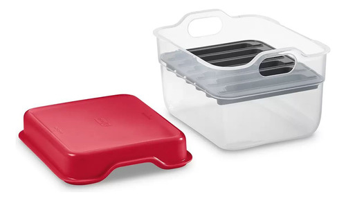 Mini Wafflera Dash 7 Placas Intercambiables + Estuche Almace