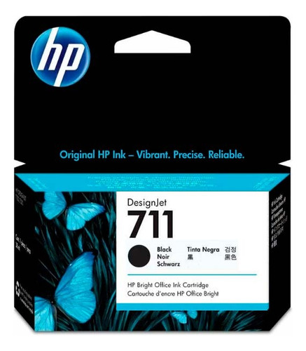 Tinta Hp 711 - Cz129a 711 Black 38 Ml