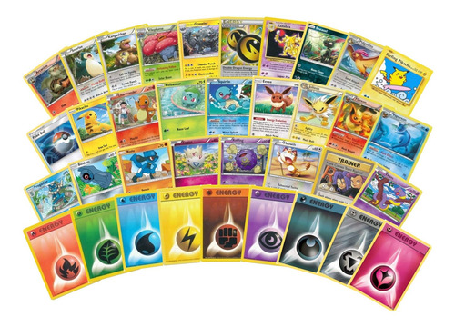 Pokémon Tcg Lote 40 Cartas Originales 