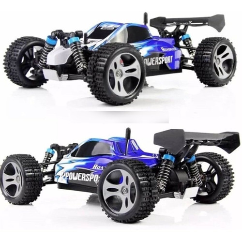 Carro Vortex Rc Wltoys A959 Vortex Azul E Branco 1:18