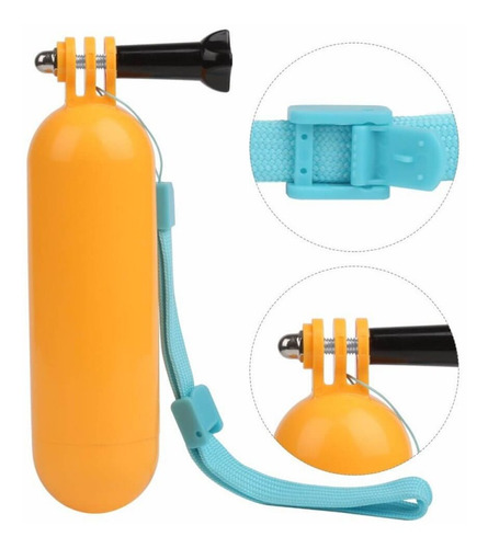 Imagem 10 de 10 de Kit P/ Câmera Sport Gopro Faixa Cabeça Peito Bastão Ventosa