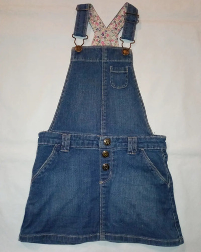 Jumper Vestido De Jean De Niña Carters 4 Años Impecable 