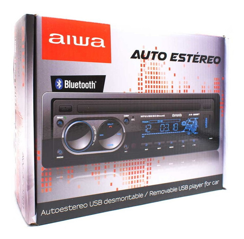 Radio Aiwa Aw 3298bt Usb Bt Aux Soporte Smartphone