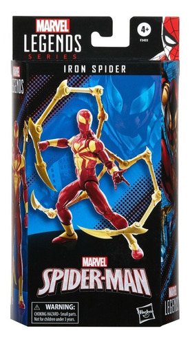  Figura De Acción Hasbro Marvel Series Spiderman Iron Spider