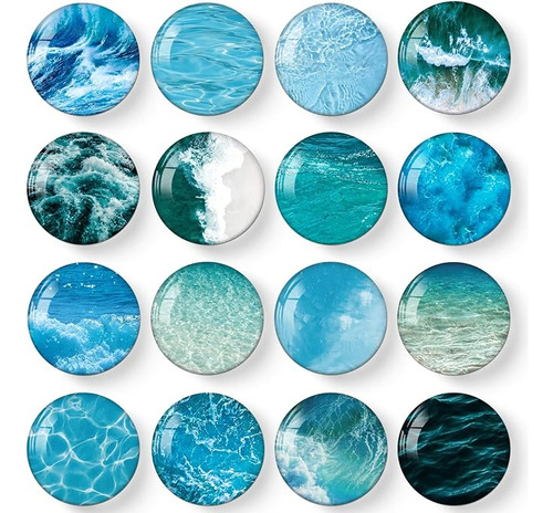 16pcs Imanes Para Refrigerador Oceano