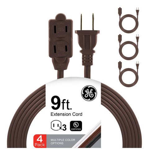 Ge Cable Extension 3 Salida Multipl Toma 9 Pie 4 Unidad 16