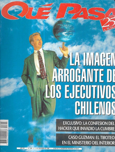 Revista Qué Pasa 1338 / 30 Noviembr 1996 / Ejecutivo Chileno