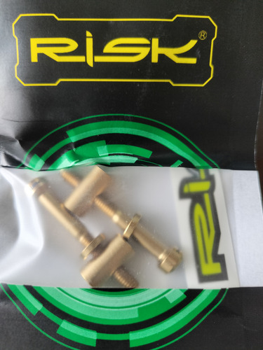 Set Tornillos Titanio Para Poste De Asiento Risk Dorado