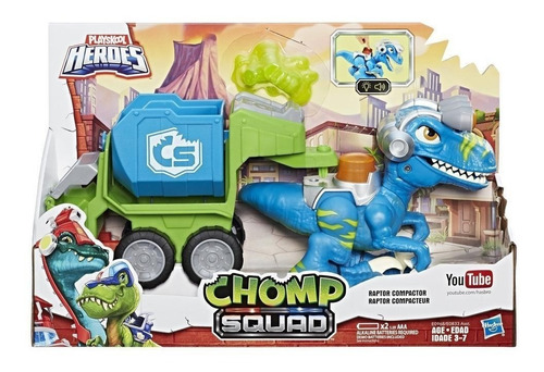Chomp Squad Raptor Compactor Playskool Heroes