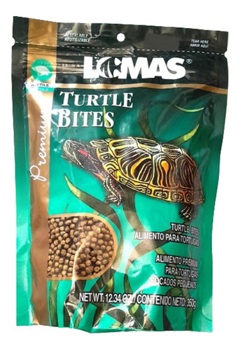 Alimento Para Tortugas Y Reptiles Turtle Bites 350g 