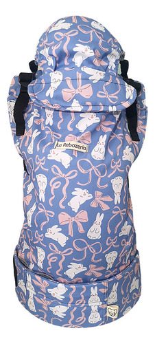 Portabebé Ergonómico La Rebozería Nukú Dryfit Bebé Ac Color Azul Claro