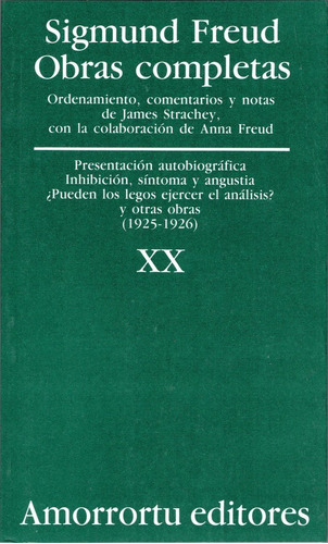 Libro - Obras Completas Xx - Sigmund Freud