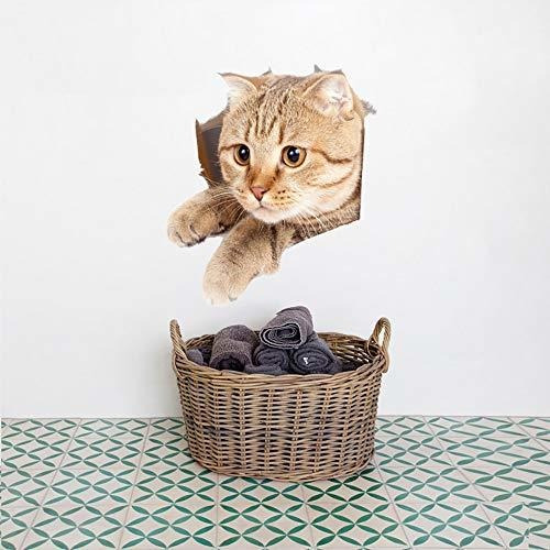 Imagen 3 de 7 de 11pcs Nuevas Pegatinas De Pared Extraíbles 3d De Animales De