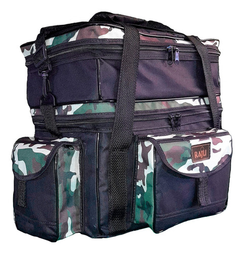 Bolsa Pesca Gg (carretilhas/molinetes/iscas) - Camuflada