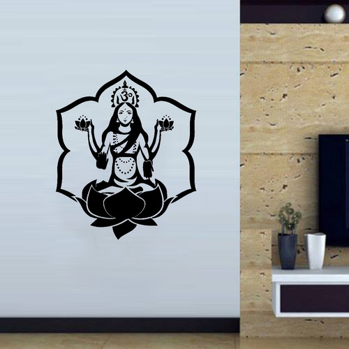 Vinilo  Diosa Hindu Lakshmi  Wall Sticker