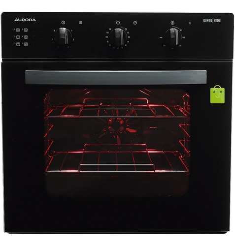 Horno empotrable eléctrico Aurora Qunuq Heme 63L negro 220V-240V