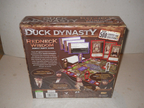 Duck Dynasty Redneck Wisdom Family Party Game Juego De Mesa (Usado)