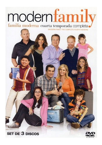 Modern Family Familia Moderna Cuarta Temporada 4 Cuatro Dvd