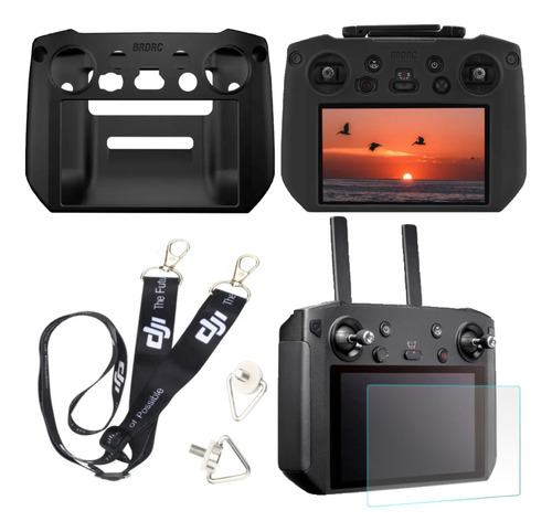 Protector Pantalla, Correa, Silicona Para Control Dji Rc Pro