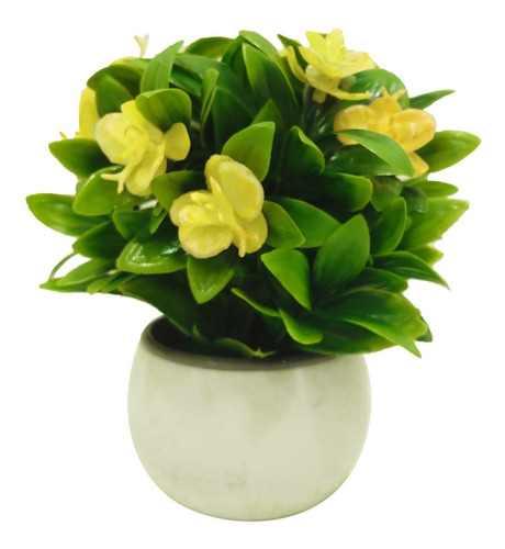 Planta Artificial Flor Con Maceta Colores M2 - Sheshu Home