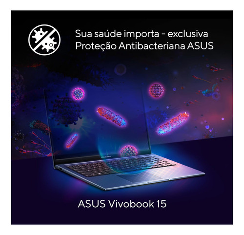 Notebook Asus Vivobook I5-1334u 4gb 256gb Ssd Windows 11 Cinza