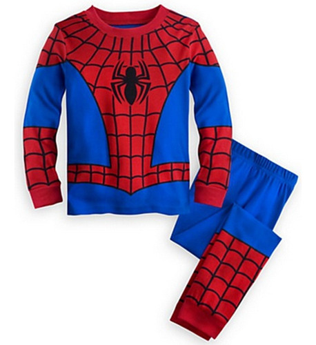 Spiderman Batman Superhéroe Ropa De Casa Pijama Para Niños
