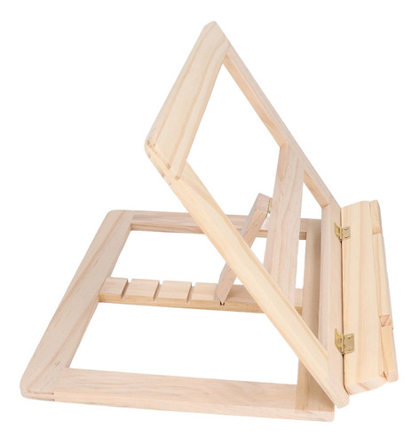 Soporte De Madera Para Libros, Ajustable, Plegable, Multiuso