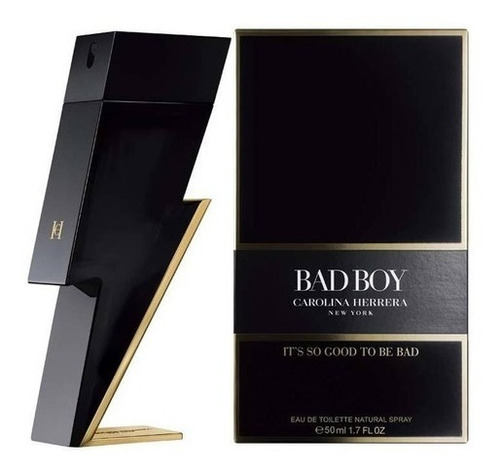 Perfume Bad Boy Carolina Herrera Edtx 50ml Masaromas