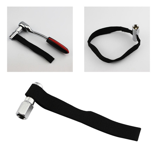 Llave De Filtro De Aceite Tipo Correa 1/2 Pulgada