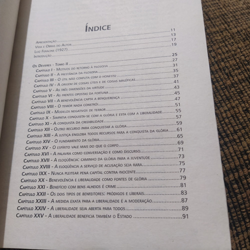 Livro Cícero Os Deveres , Tomos 2 E 3 - 14 E