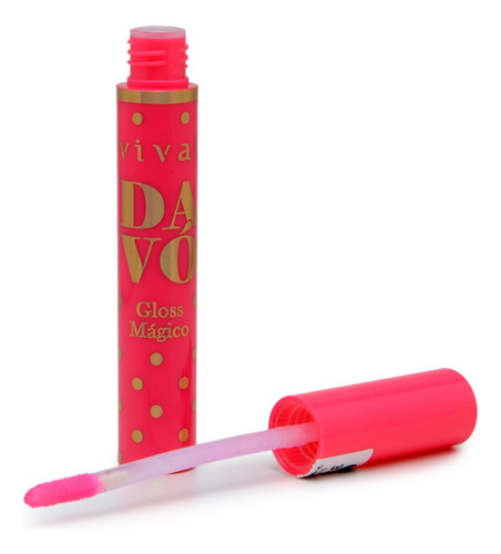 Gloss Labial Mágico Da Vó Vivai Cores Vivas Lábios Rosa