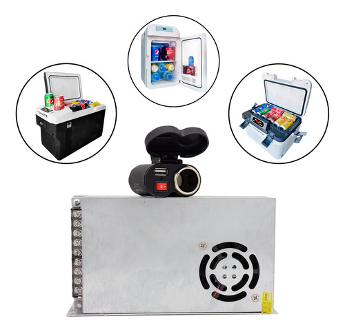 Mini Geladeira Portátil 19l 110v 220v 12v 24v Quadrivolt