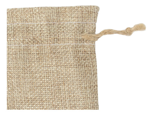 10 Bolsas De Regalo De Arpillera Con Cordón Para Fiestas De