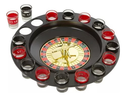 Ruleta Shot Tragos Drinking Roulette 16 Chupitos 8 Personas