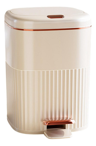 . Pise De Basura, 2 En 1 Pedal De Pie Tipo De Dorado 15l