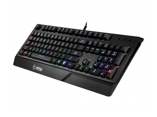 Imagen 6 de 8 de Teclado Gamer Msi Vigor Gk20 Led Rgb Us Pc Ps4 Gaming Pro