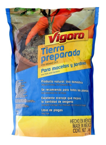 Tierra Preparada Para Macetas Y Jardines De 2.5 Kg