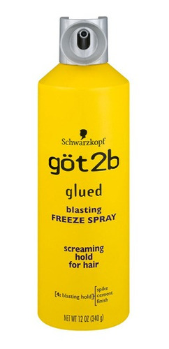 Pack De 6: Spray Schwarzkopf Got2b Glued Blasting Freeze,