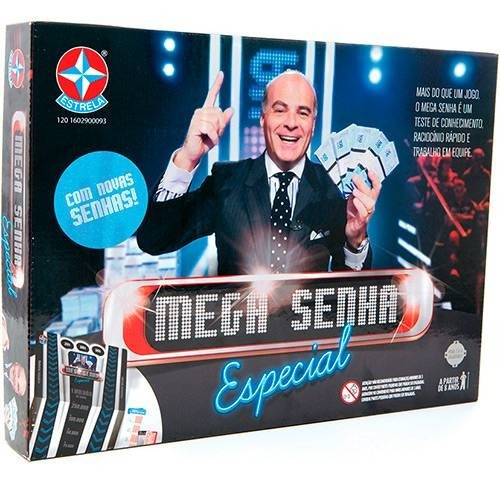 Jogo Mega Senha Edição Especial Original Estrela Brinquedos