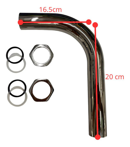 Refacción Codo De 32 Mm Para Fluxometro De Pedal