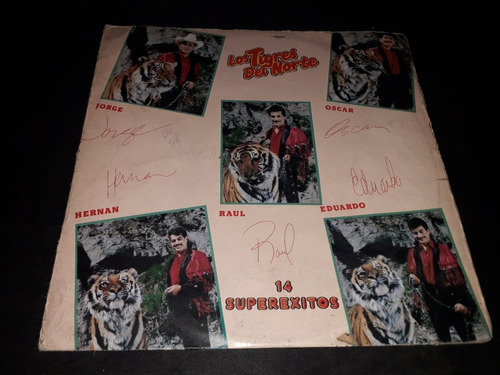 Los Tigres Del Norte 14 Super Exitos Lp Vinilo Ranchera