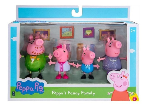 Figura Peppa Pig Familia Elegante -caffaro -art.92610