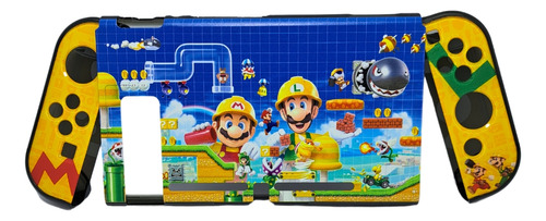 Carcasa Protectora Diseño Mario Maker Para Nintendo Switch
