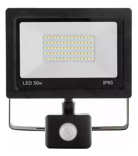 Foco Reflector Led 30w C/sensor Luz Fría - 1 Año De Garantía