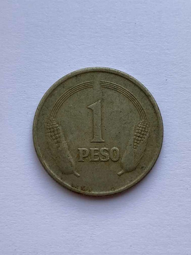 Moneda De 1 Peso De Colombia Del Año 1976