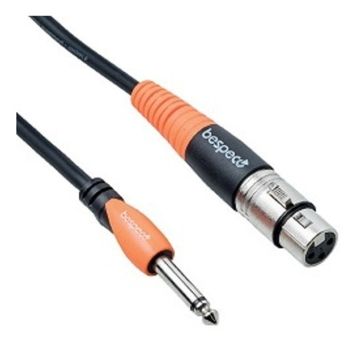 Cable Bespeco Plug Mono A Xlr Hembra - 6mts - Sljf600