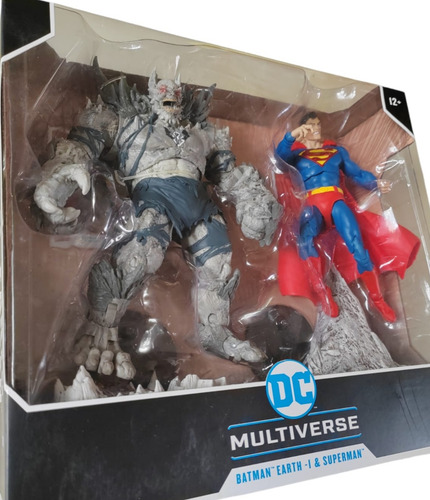 Batman Earth I & Superman Warner Dc Multiverse Darknight 20