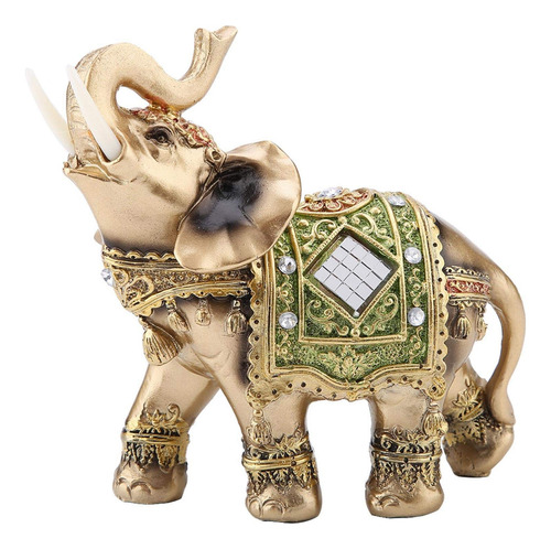 Estatua Elefante Suerte Elegante Tronco Feng Shui Figura M